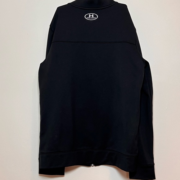 SOLD 4/6 Under Armour Boy’s Black Pennant Zip Up Jacket, Size YLG (Youth Large) - Picture 7 of 15